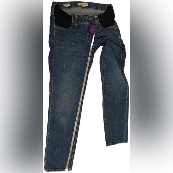Madewell Maternity side panel slim boyjean sz 26 - Picture 6 of 7